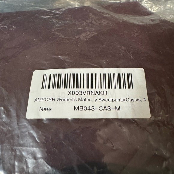 AMPOSH Women's Maternity Quick-Dry Pants Scrub Joggers Sweatpants - Medium - Picture 4 of 4